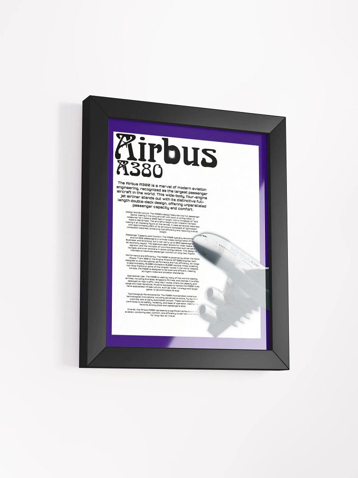 Airbus A380 Engineering Marvel Framed Poster product image (4)