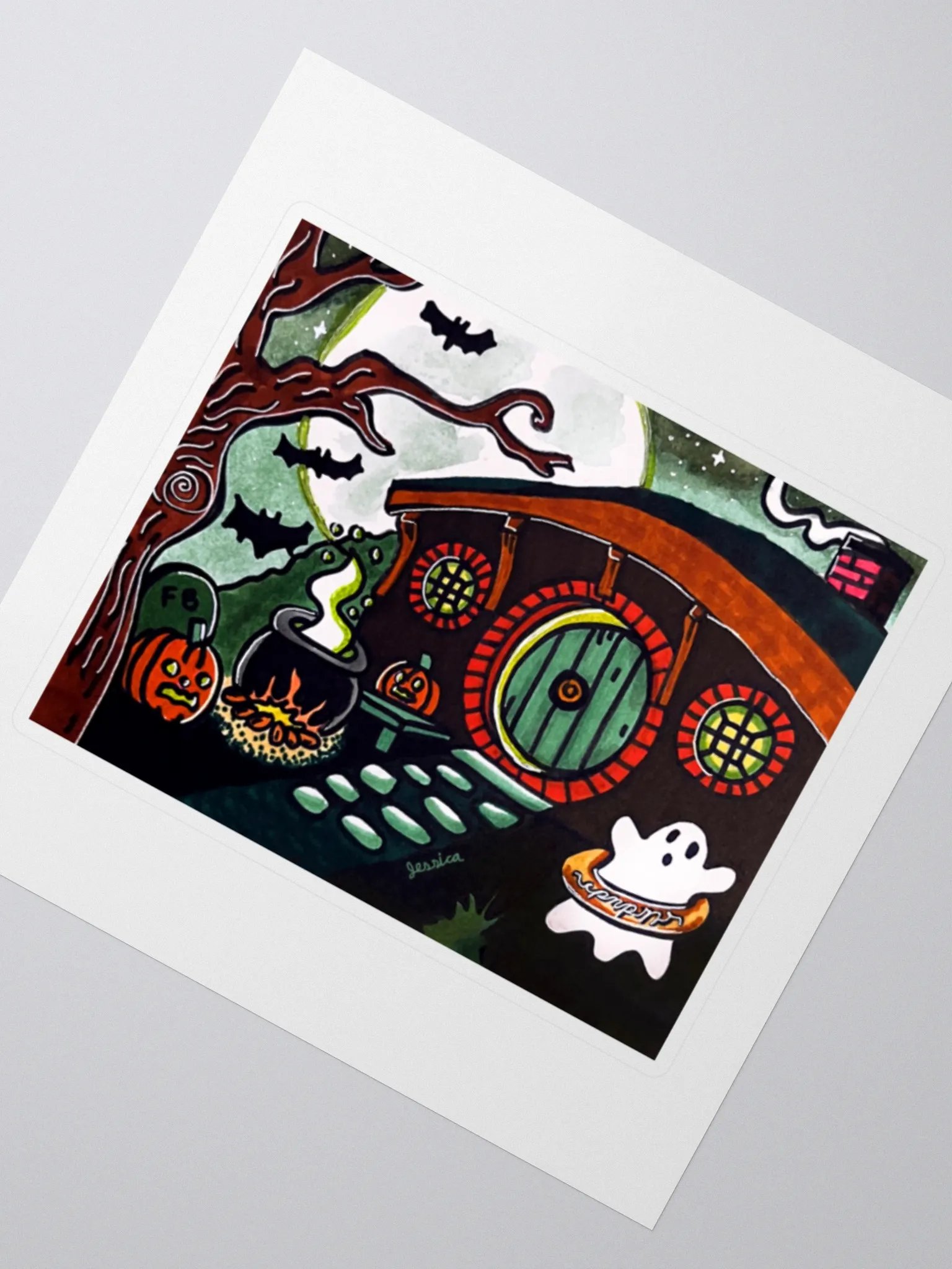 Ring of Spooks Sticker product image (2)