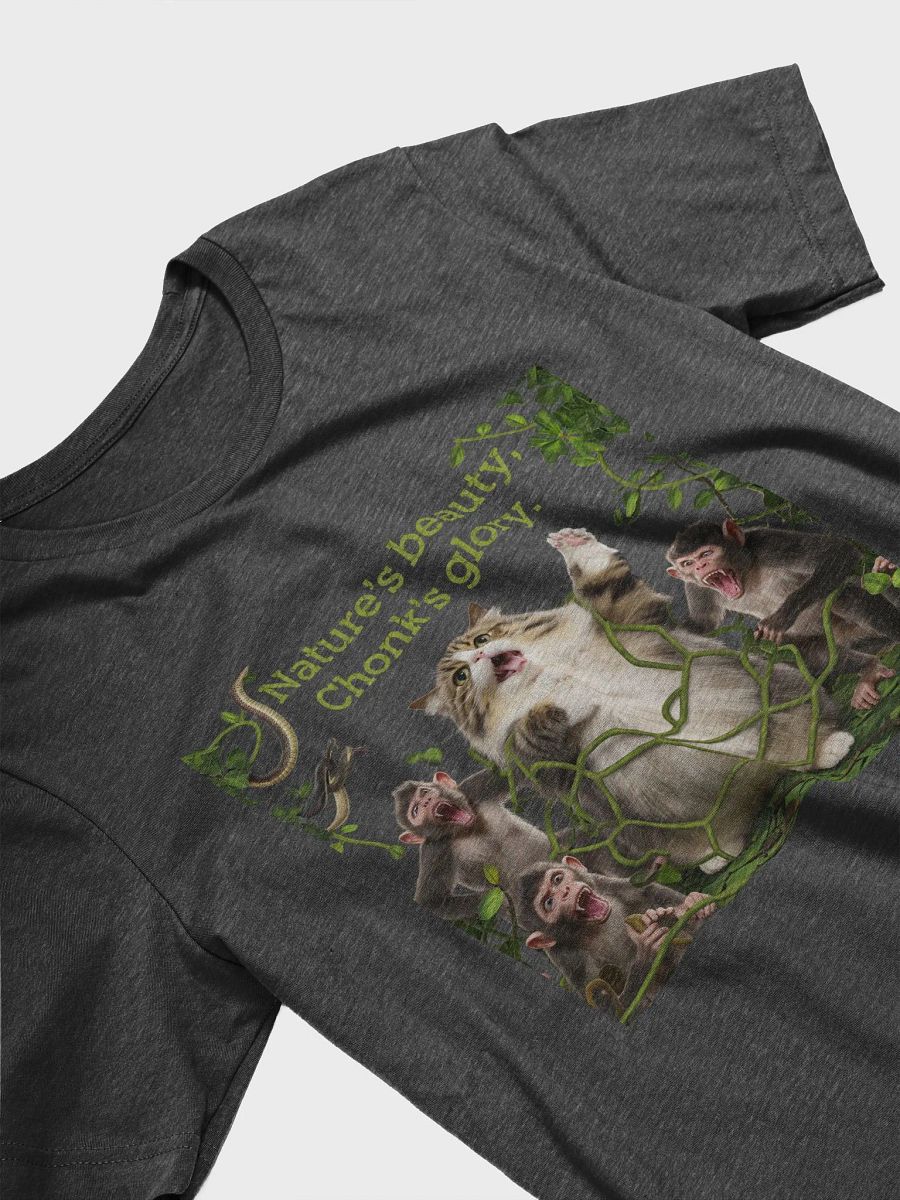 Nature's Beauty Jungle Adventure Cat T-Shirt product image (3)