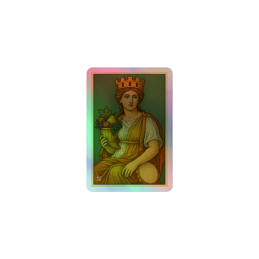 Goddess Fortuna Annonaria Holographic Sticker product image (1)