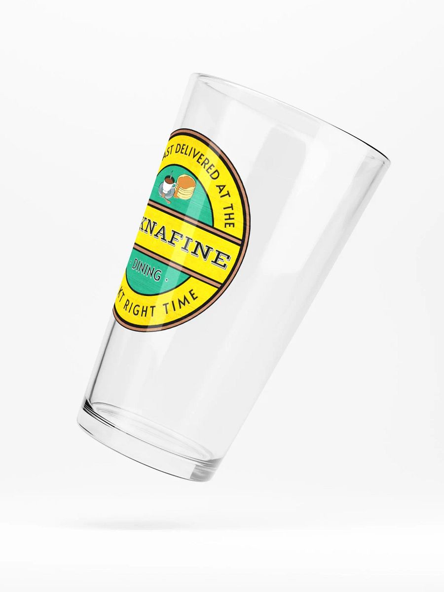 Zaknafine Dining Logo Pint Glass product image (5)