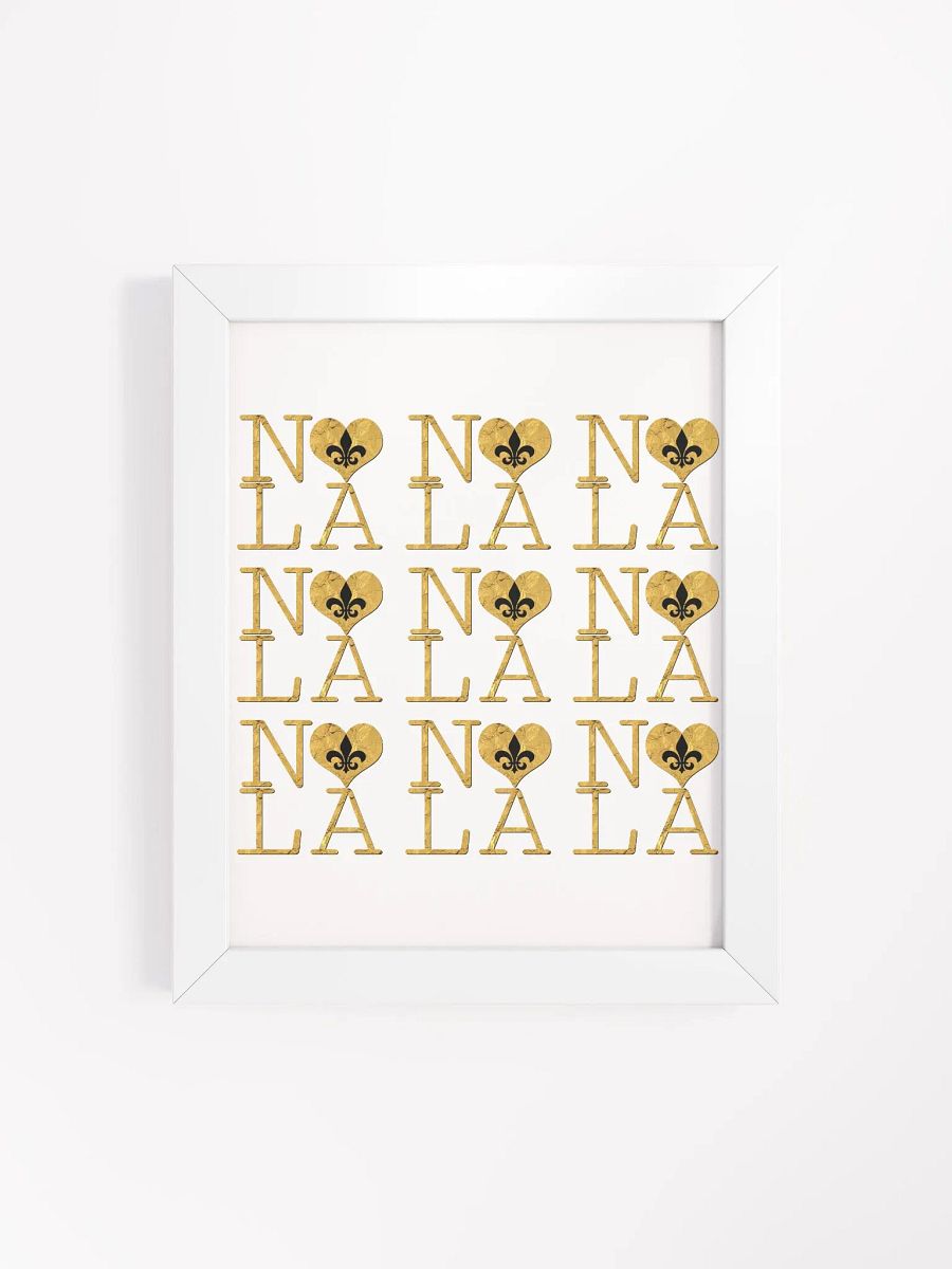 I LOVE NOLA **LEGACY POSTER** (FULL GOLD WRAP) product image (4)