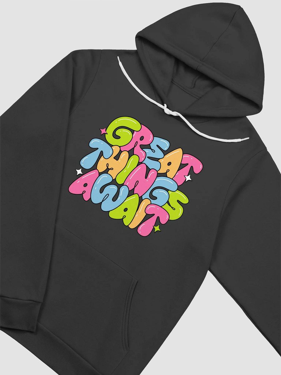 Colorful Bubble Letters Unisex Hoodie product image (14)