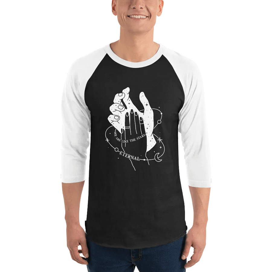 We Are Like The Stars Fine Jersey Raglan Tee product image (3)