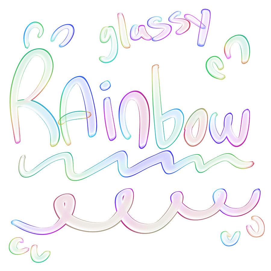 11 Glossy 3D Brushes for Procreate product image (10)