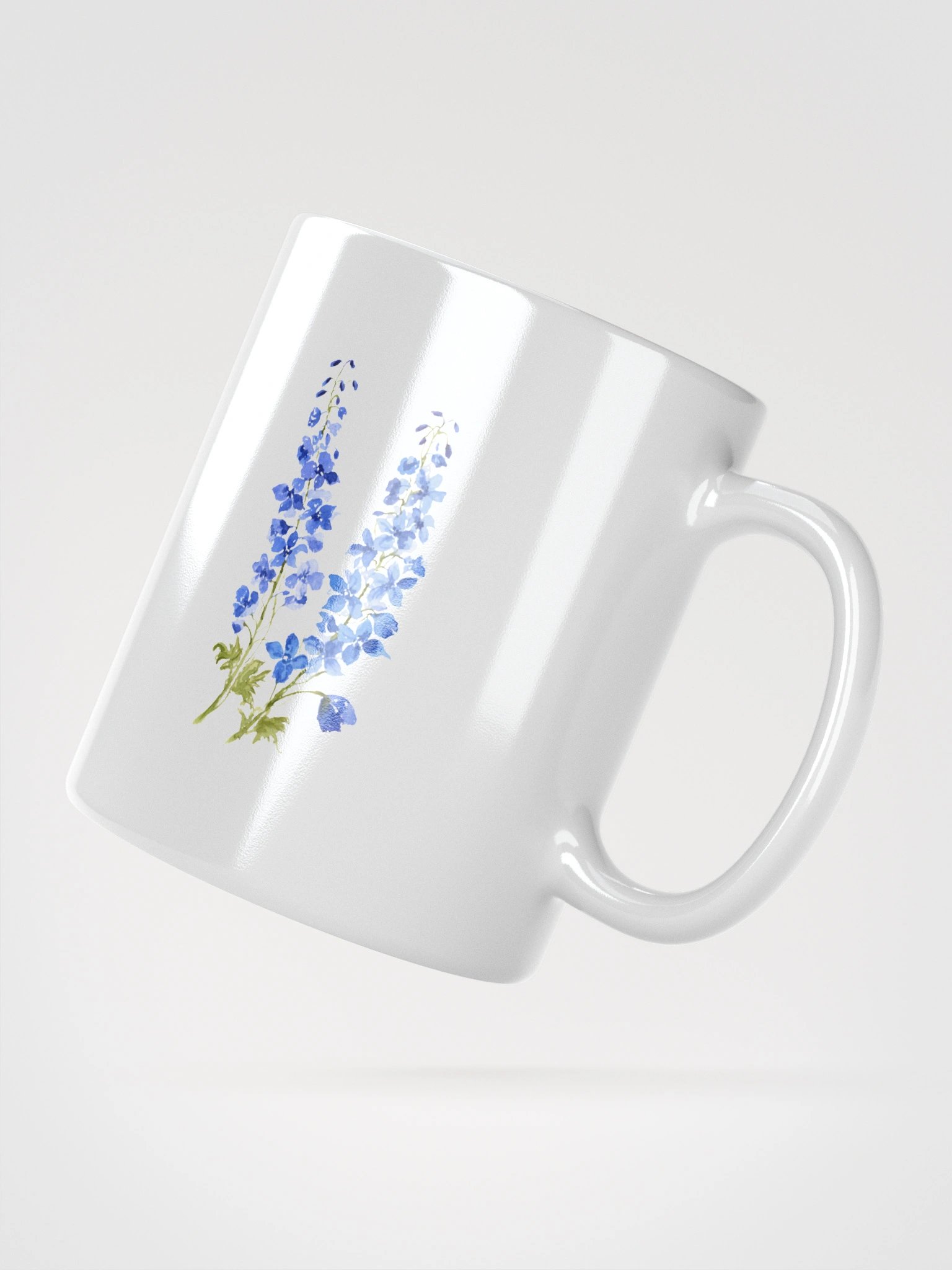 Blue Delphinium Mug product image (2)