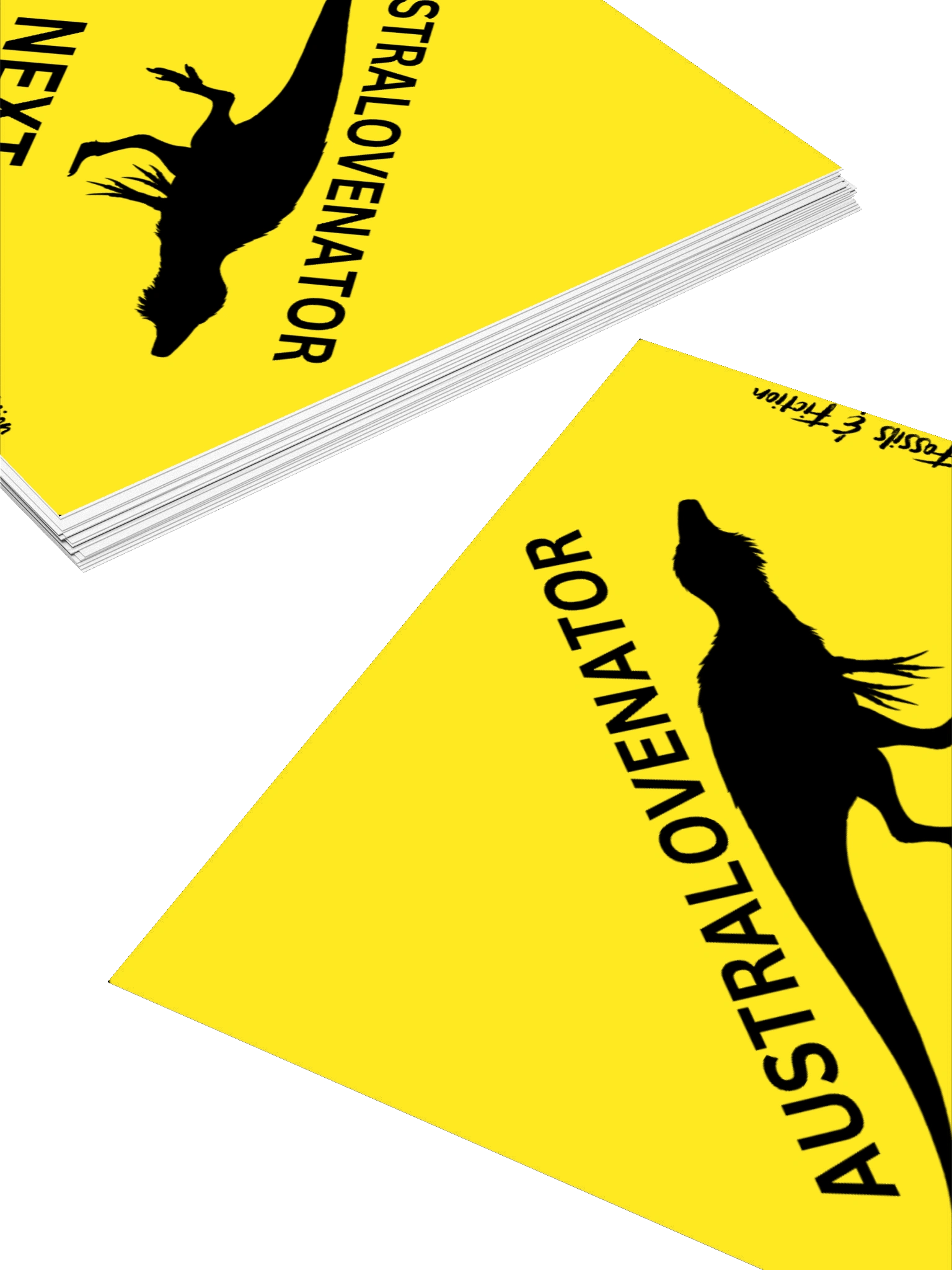 Australovenator Ahead Street Sign (Stickers) product image (10)