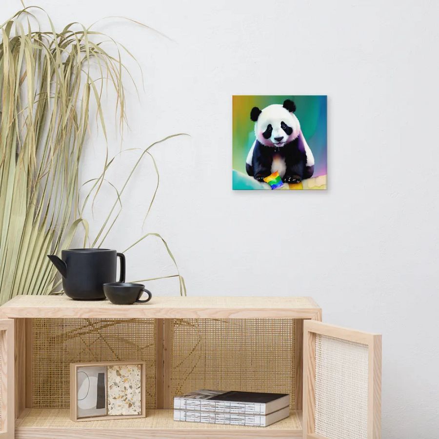 Cute Panda Digital Painting - v2 product image (9)