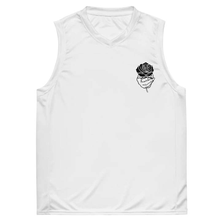 Black Rose Beauty Muscle Tank (White) product image (2)