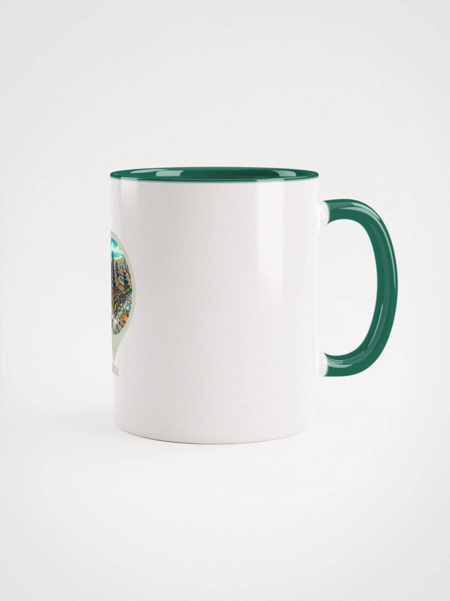 Coastal City Map Ceramic Mug | AI Design: Denpasar, Bali, Indonesia product image (2)