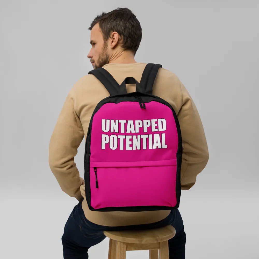 Untapped Potential Hot Pink Backpack product image (9)