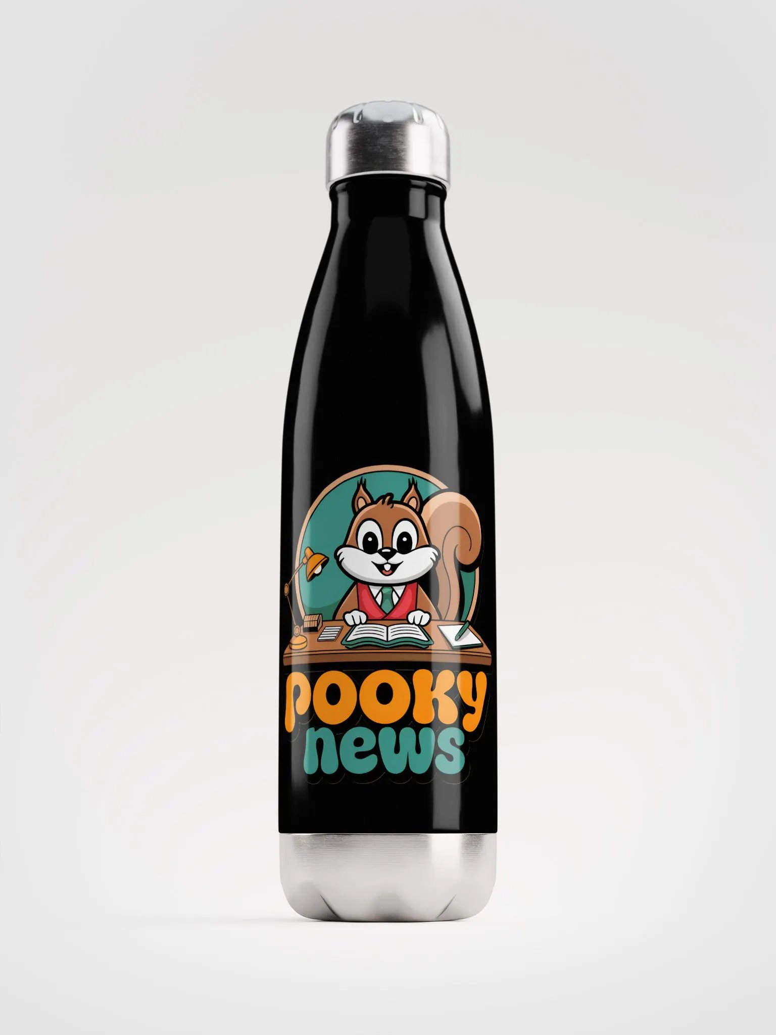 Pooky News Stainless Steel Water Bottle product image (1)