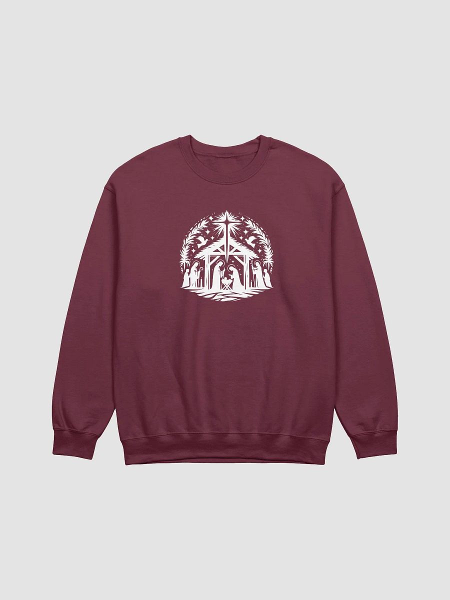 Glorious Manger Scene Crewneck Sweatshirt product image (18)