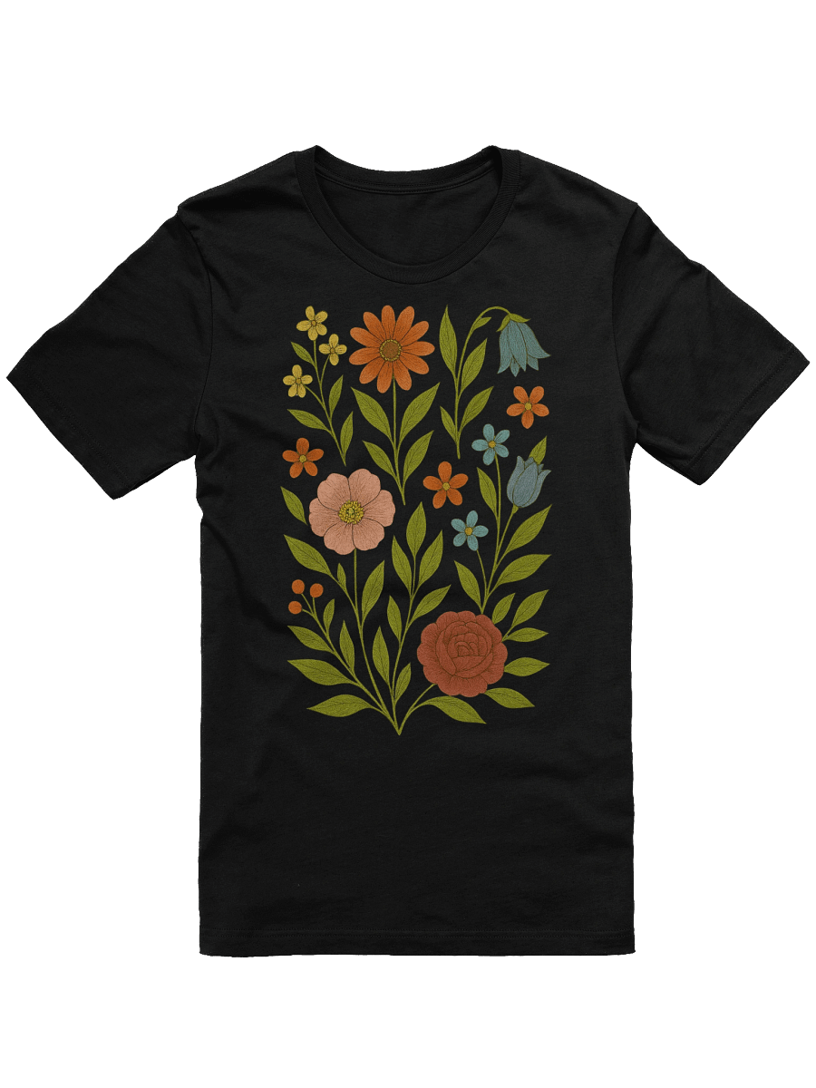 🌸 "Floral Serenity T-Shirt – Relaxing Calm Aesthetic |Floral Symphony T-Shirt product image (2)