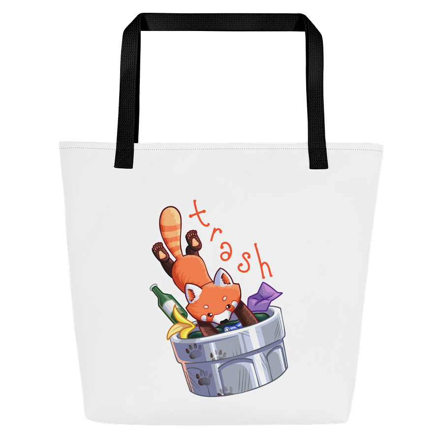 Trash Diver Print Tote Bag product image (3)
