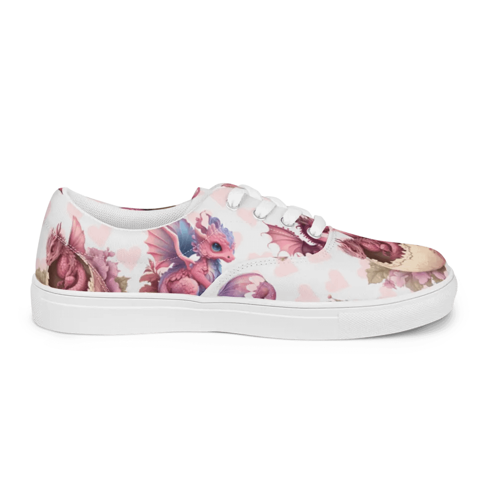 Whimsical Dragon Fantasy Lace-Up Shoes product image (5)