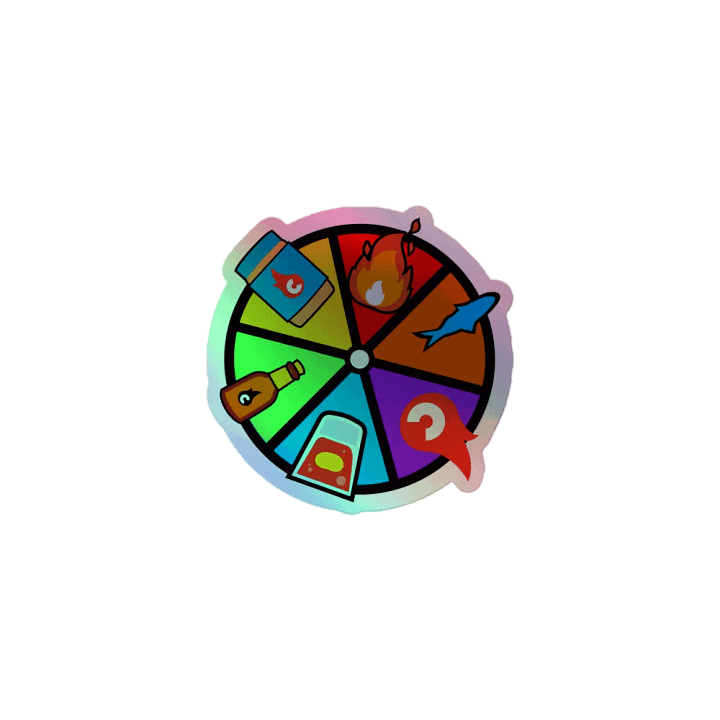 Wheel Holographic Sticker product image (1)