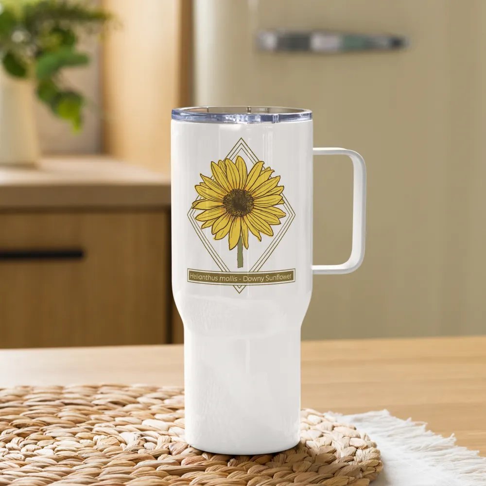 Helianthus Sunflower 25 Ounce Stainless Steel Travel Mug product image (9)