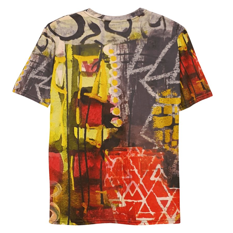 orginal mixed media painting by b.reters, all over print tshirt product image (9)