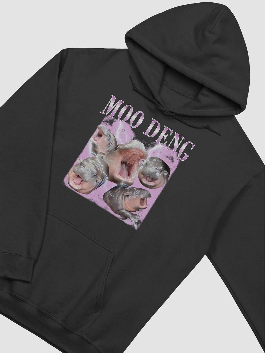Vintage Moo Deng Meme Shirt - Funny Hippo Bootleg Hoodie product image (2)