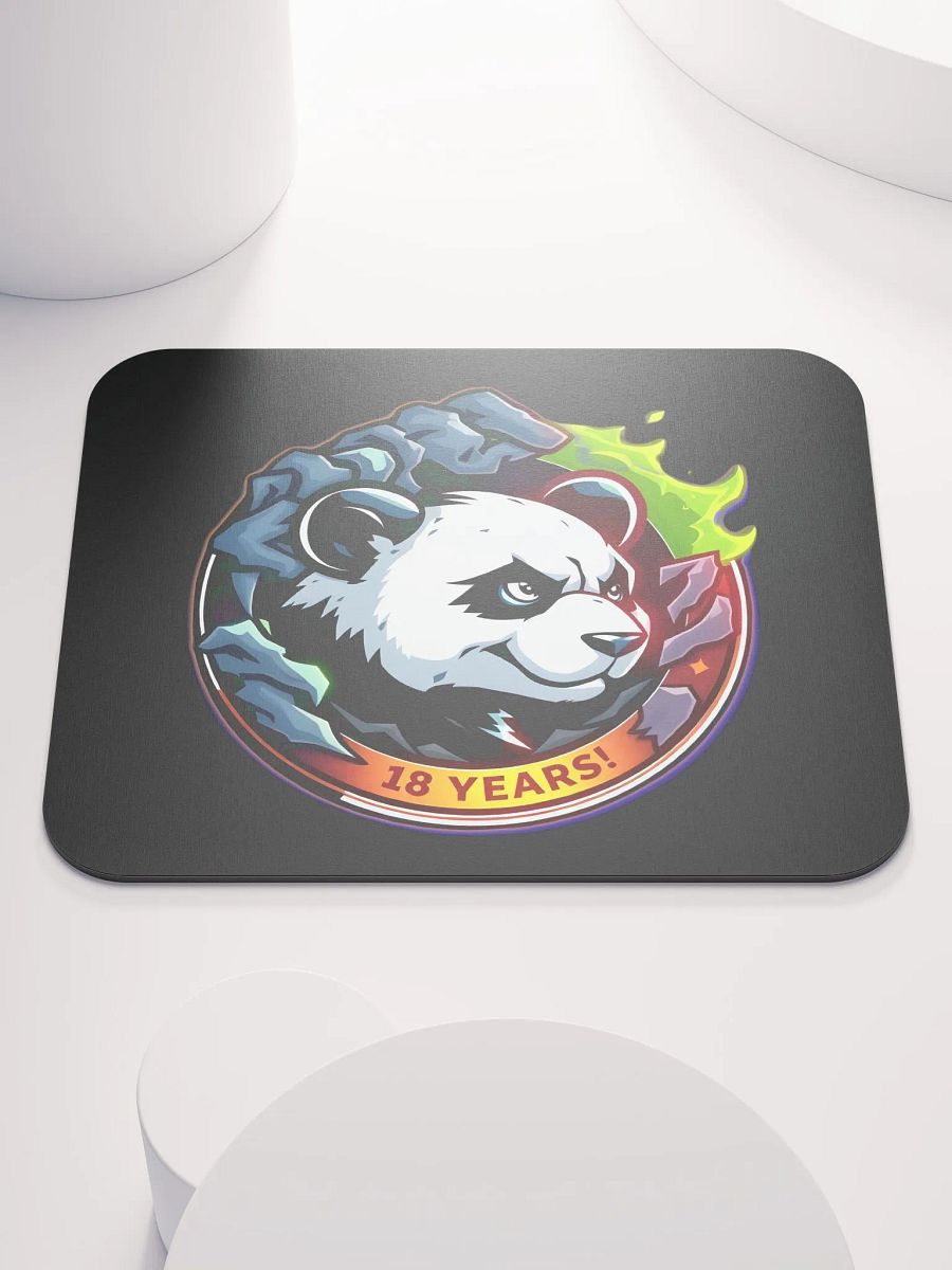 Panda Power: 18th Anniversary Gaming Small Mouse Pad product image (1)