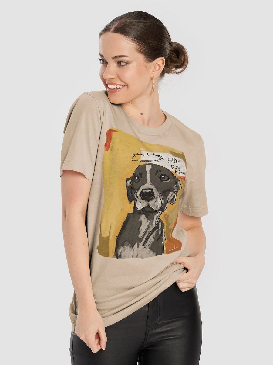 Stop Dog Fighting Bella+Canvas 3001 T-Shirt product image (5)