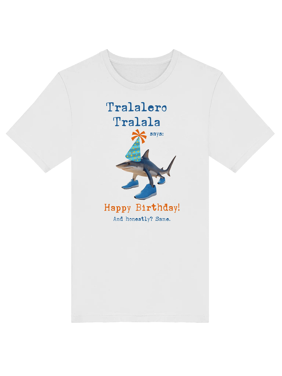 Tralalero Tralala Shark Birthday Tee product image (3)
