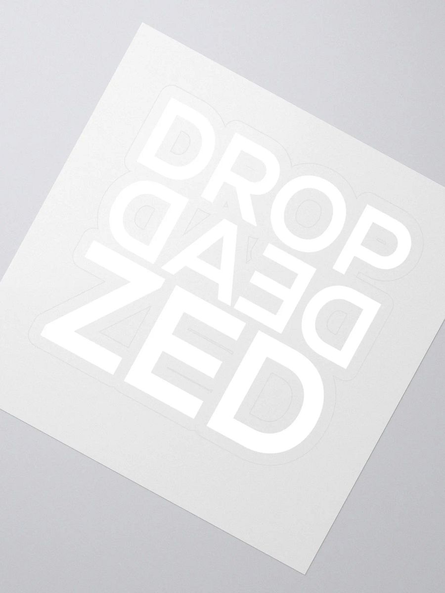 Drop Dead Zed - Name Sticker product image (2)