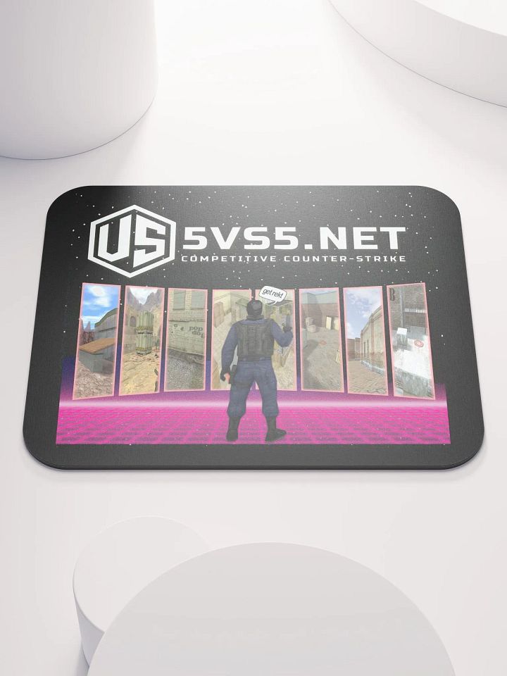 5vs5.net™ Get Rekt Classic Gaming Mouse Pad (8.7″ × 7.1″ × 0.12″) product image (1)
