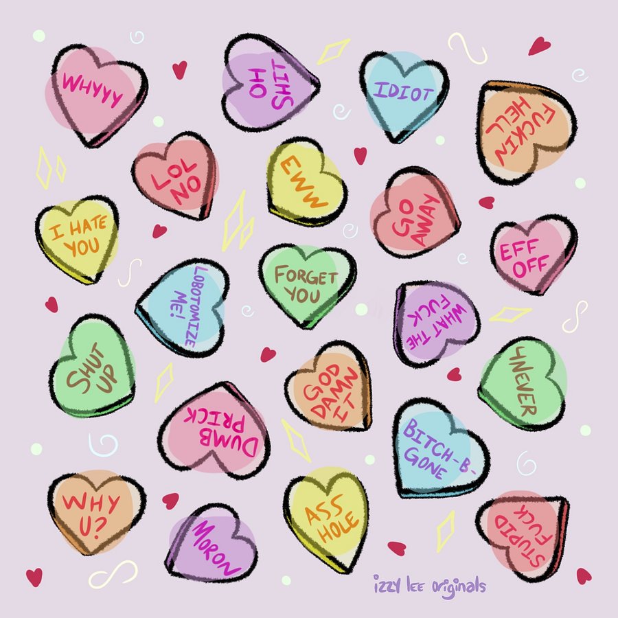 Mini Valentine’s Hearts Print product image (1)