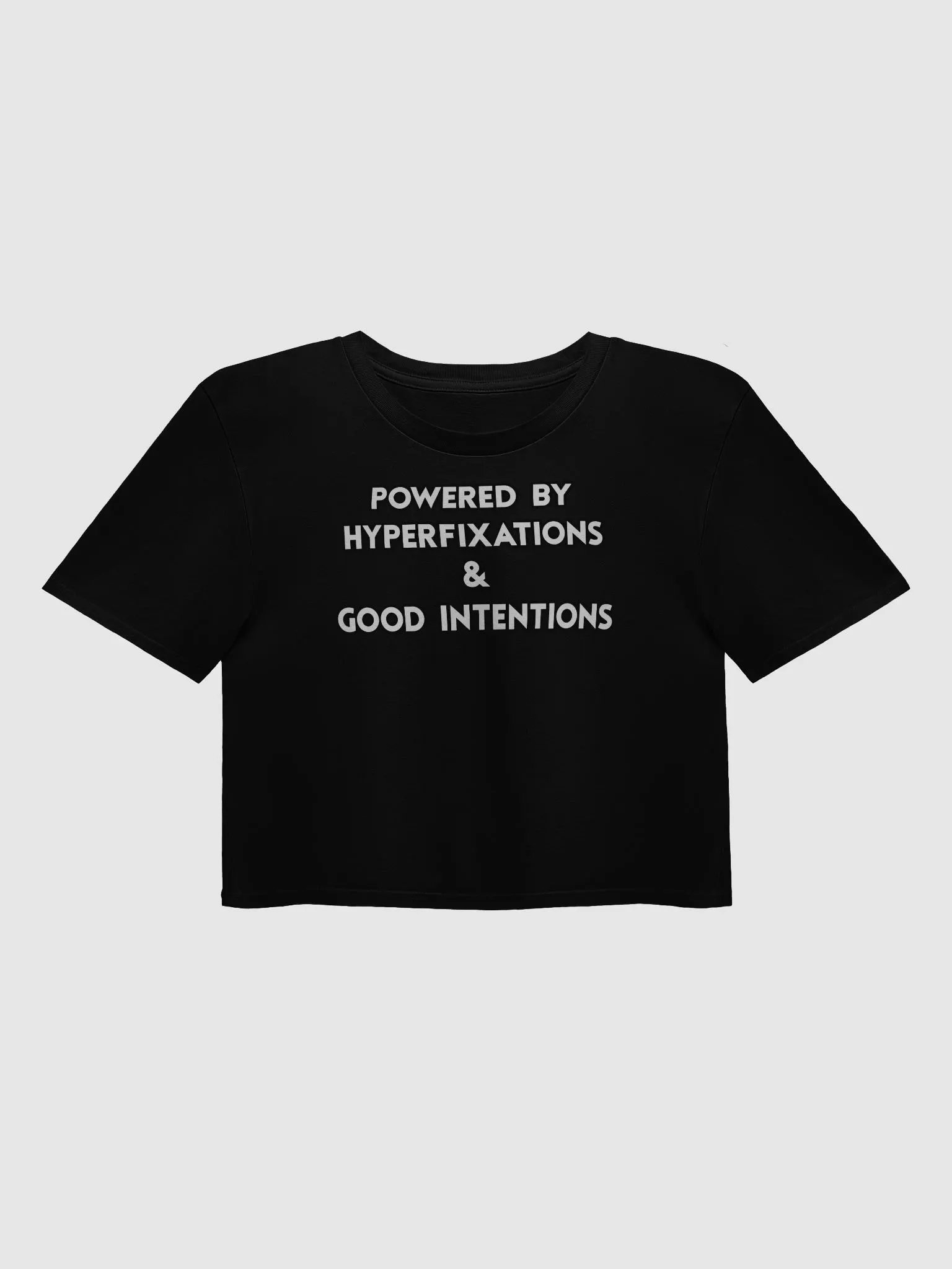 Powered by Hyperfixations - Crop Top product image (1)