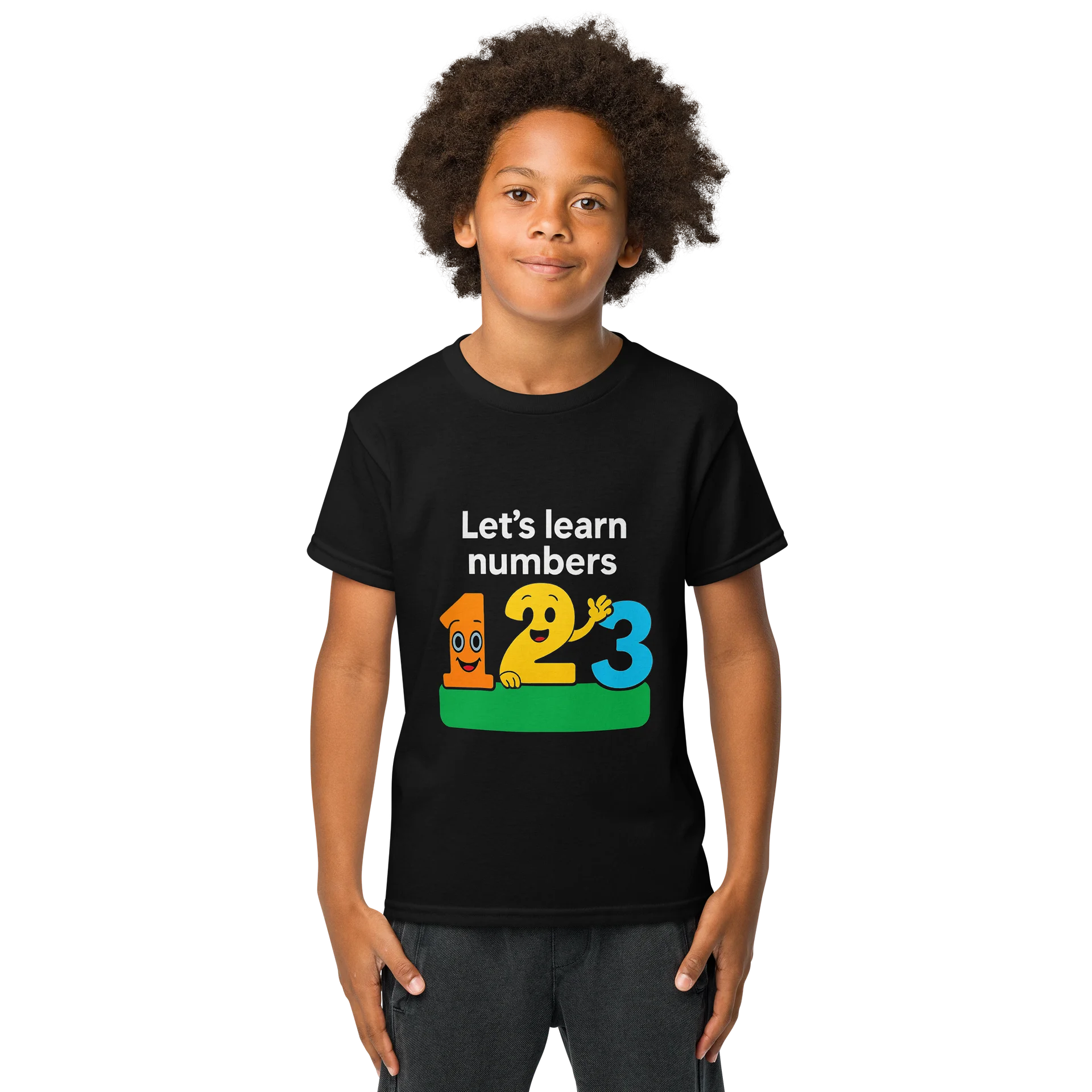 Smiling Numbers Kids Sports Tee product image (1)