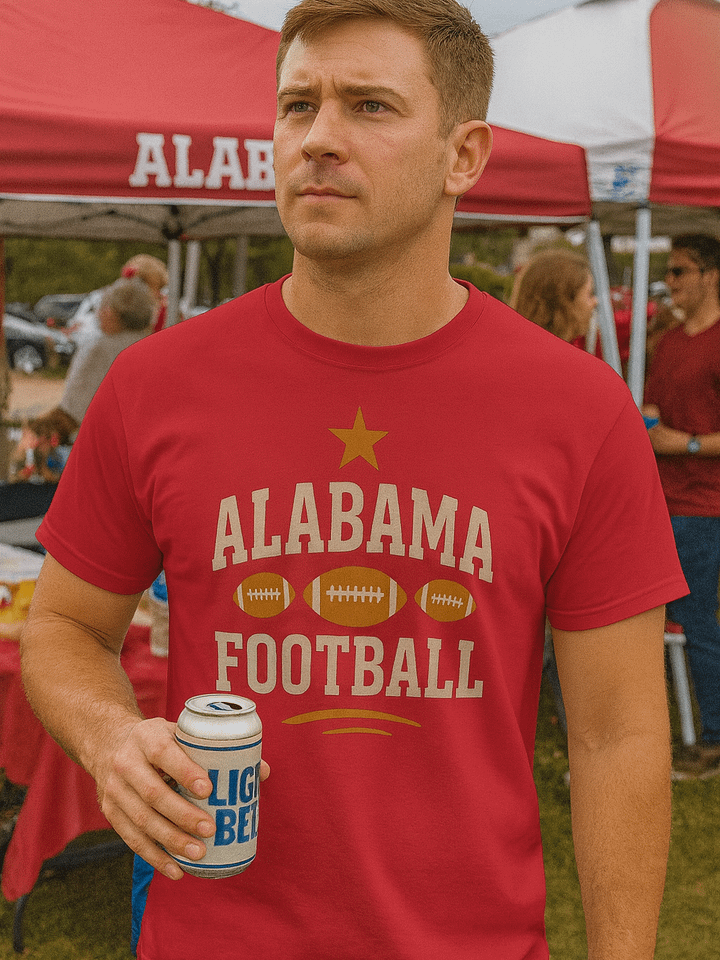 Vintage Alabama Football T-Shirt product image (2)
