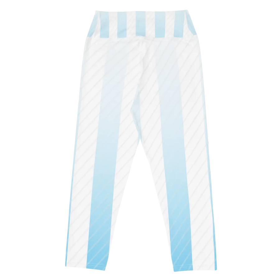 Gradient Blue 90s Yoga Capri Leggings product image (7)