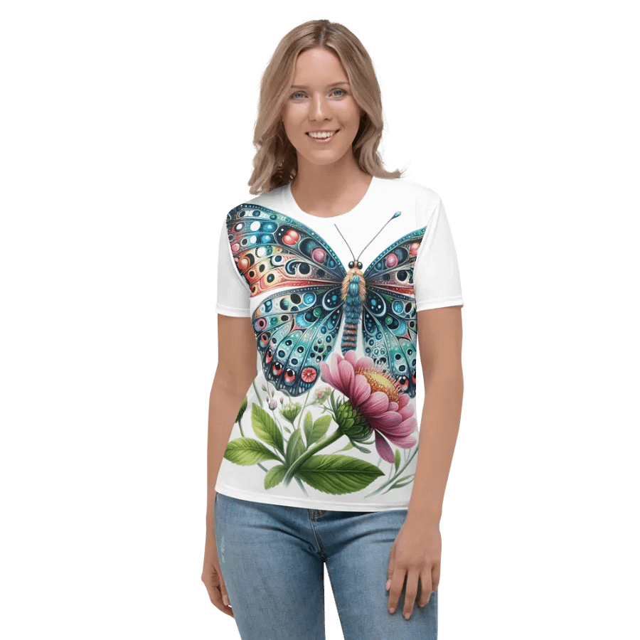 Whimsical Eyes Butterfly Women's T-Shirt product image (1)