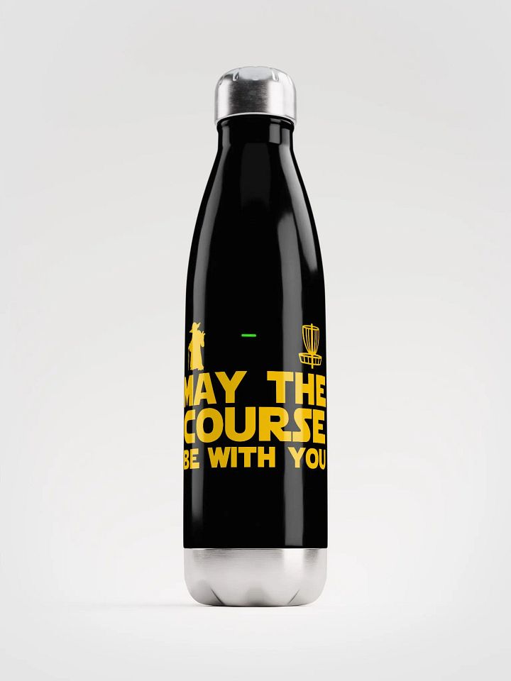 May the course be with you - stainless steel bottle product image (1)