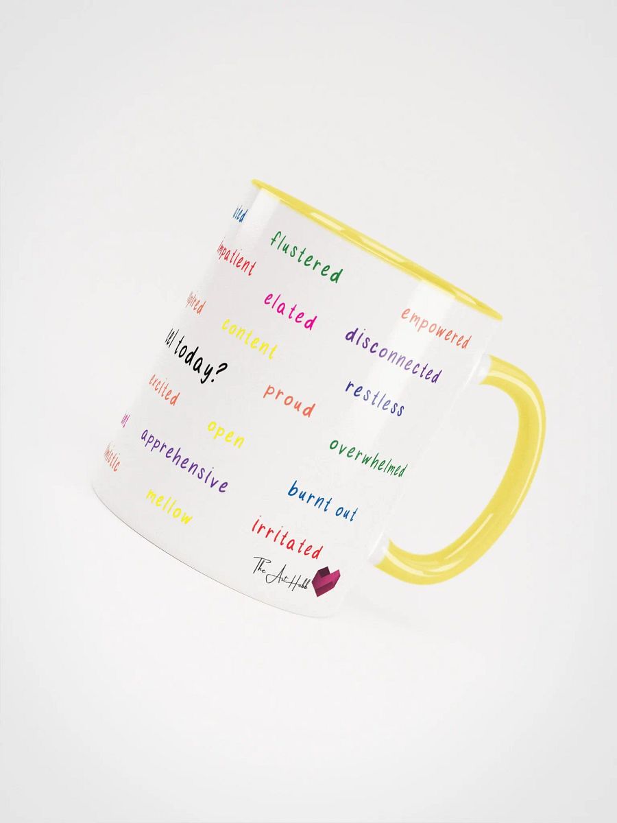 Feeling Words Mug with Yellow product image (4)