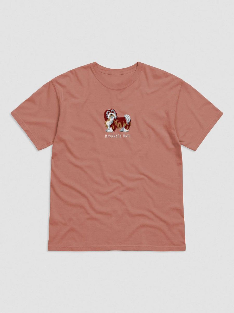 Havanese Day! T-Shirt(Embroidered) of a Havanese(Chocolate) product image (4)