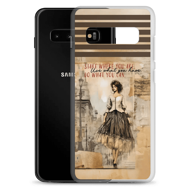 Vintage Inspirational Quote Samsung Phone Case - Start Where You Are product image (20)