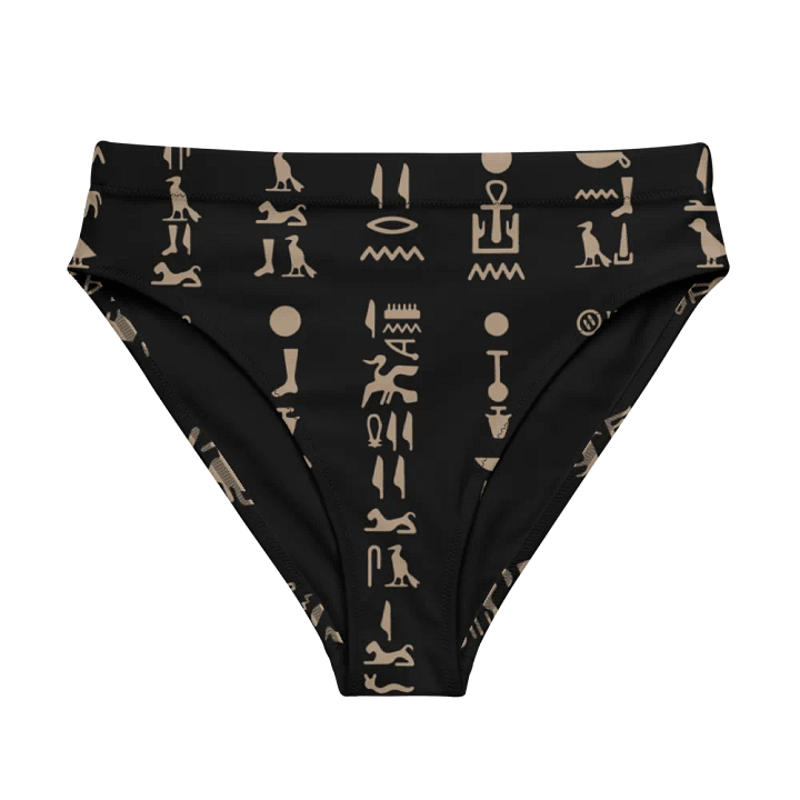 Isis Hieroglyphics Black Bikini Bottoms product image (1)