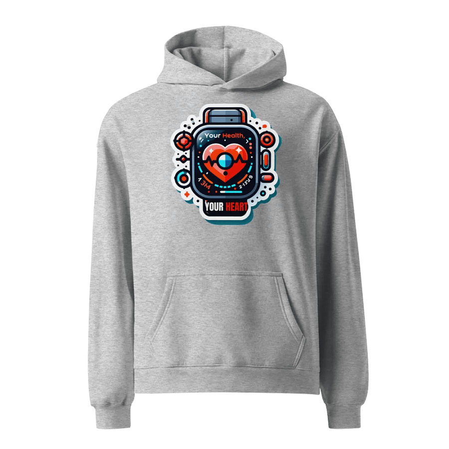 Heartbeat Tracker Unisex Hoodie product image (3)