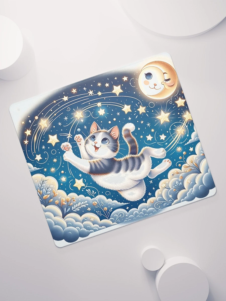 Gaming Mouse Pad: Moon and Stars Cat product image (7)