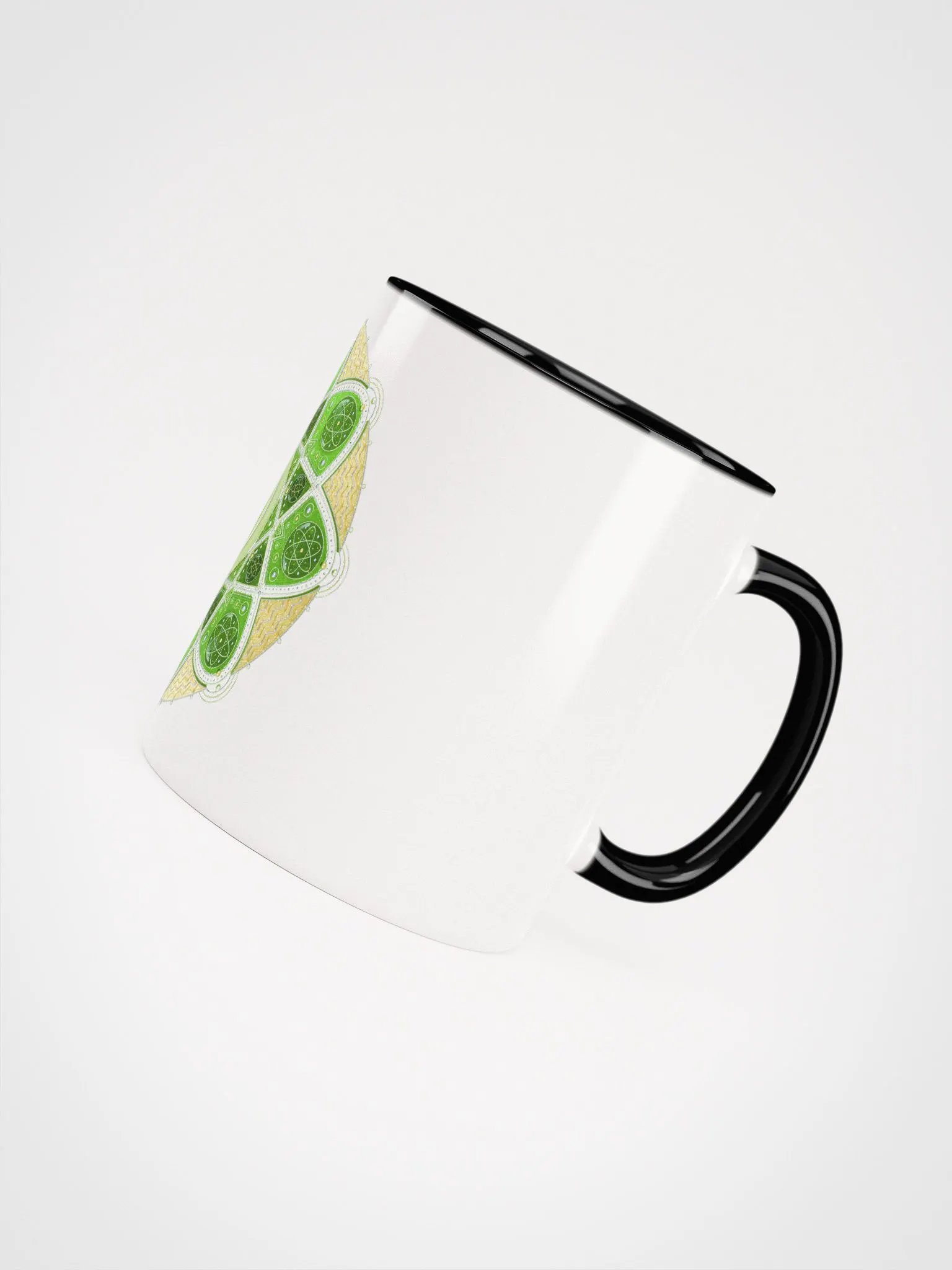Mandala of Love Ceramic Mug with Color Inside product image (5)