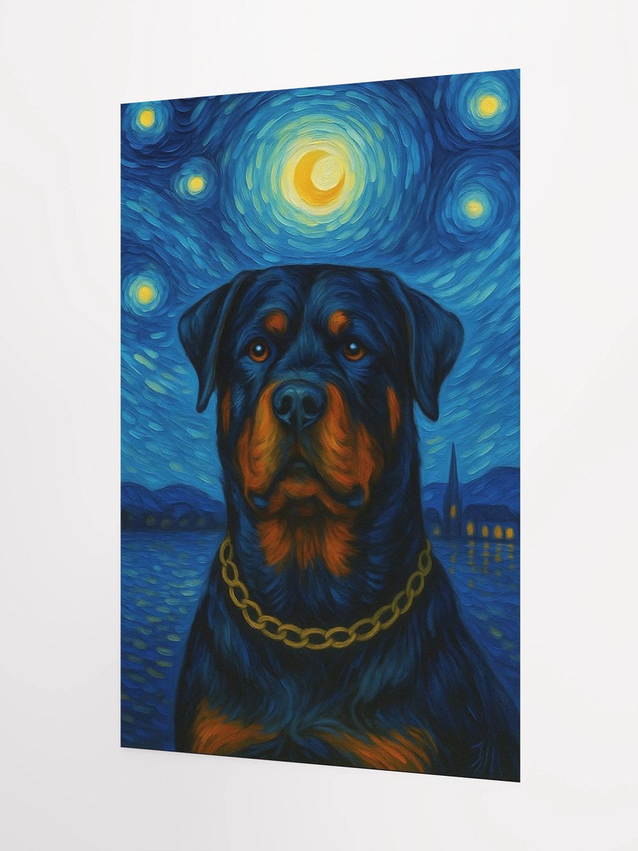 Starry Night Rottweiler Poster product image (8)