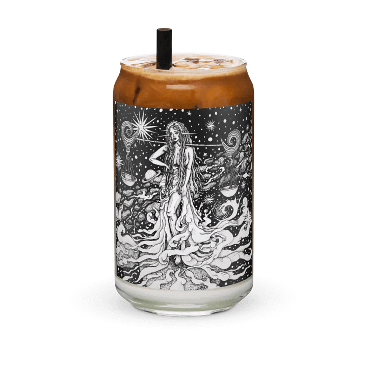 Libra Zodiac Can-Shaped Glass product image (2)
