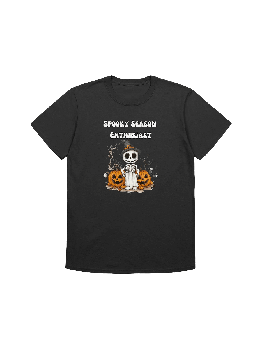 Spooky Cute Halloween Skeletons and Pumpkins Unisex T-Shirt product image (1)
