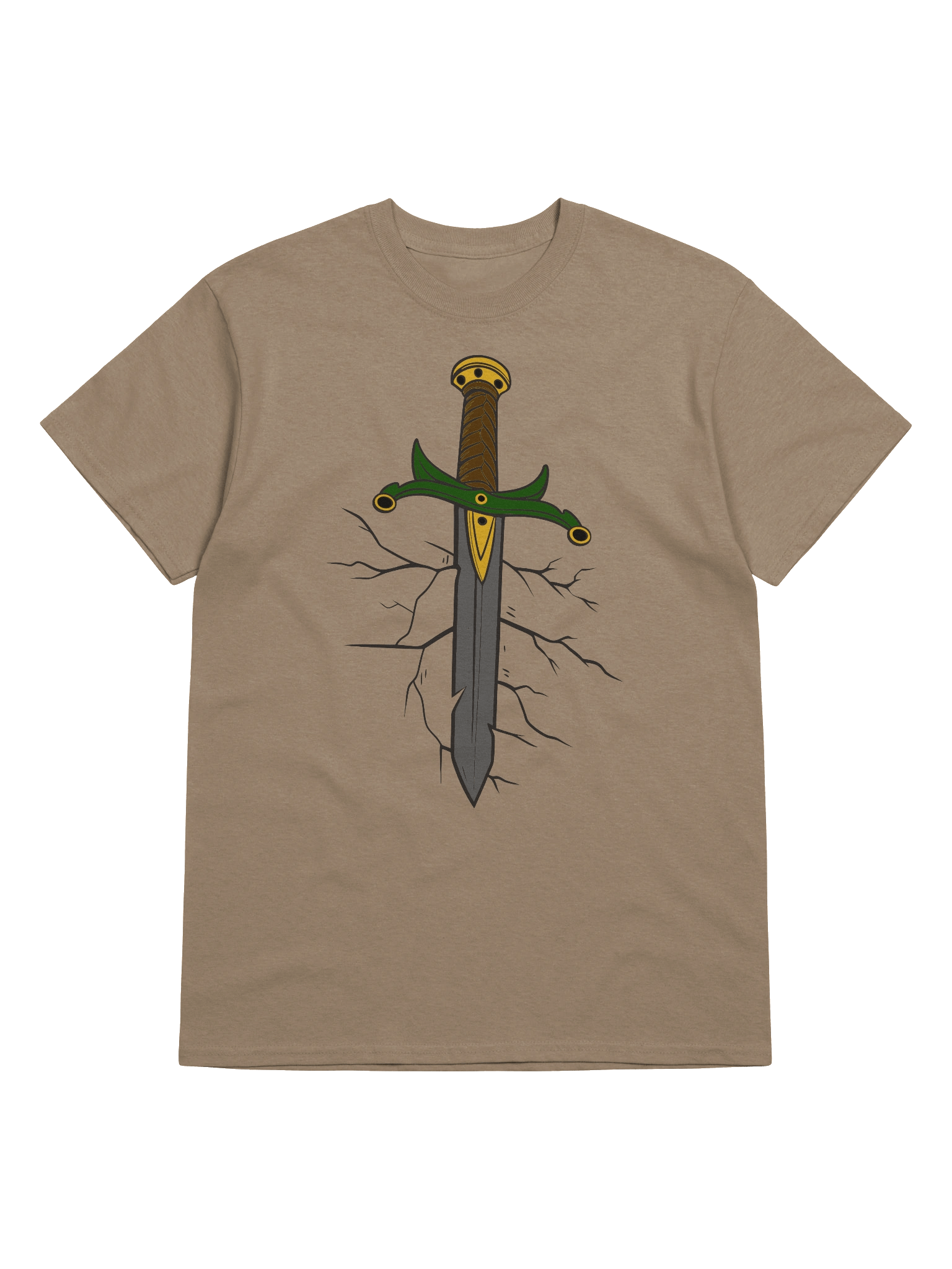 Cracked Steel Guardian Sword T-Shirt product image (5)