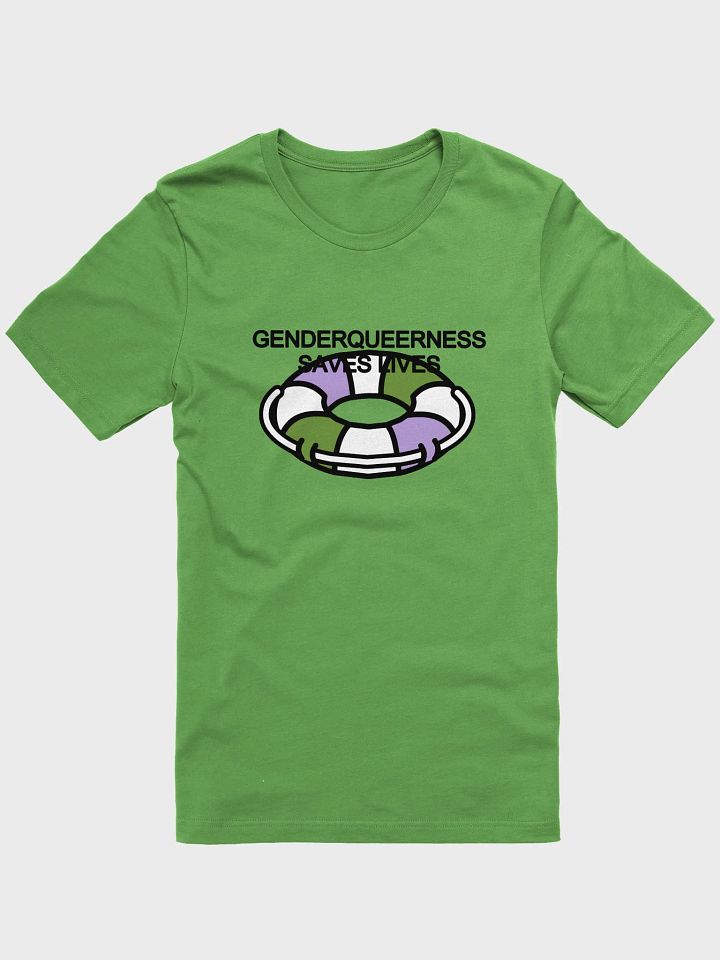 genderqueerness saves lives t-shirt product image (1)
