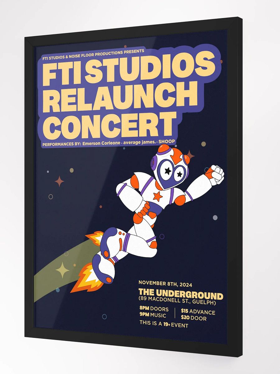 The RELAUNCH Concert Framed Poster product image (2)