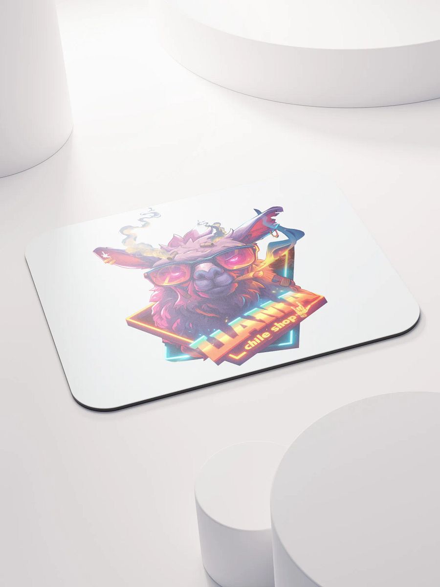 Neon Llama Sunglasses Mouse Pad product image (4)